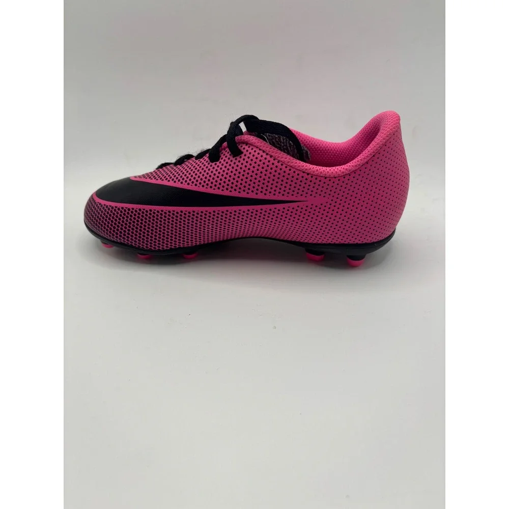 Nike Bravata II FG Soccer Cleats Pink Black 844442-601 Youth Kids Sz 13C